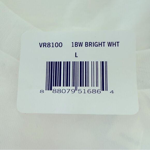 Nautica White Short Sleeve Tee Men’s Crewneck Bright White T-Shirt Size Large - Picture 6 of 6